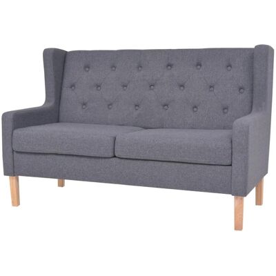 VidaXL 245453 Sofa Grå - 2-sæders Møbel VidaXL 245453 Sofa Grå - 2-sæders Møbel