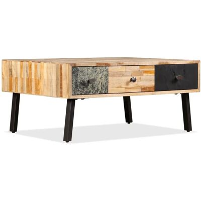 vidaXL Gerecyclede Teak Salontafel - Bijzettafel vidaXL Gerecyclede Teak Salontafel - Bijzettafel