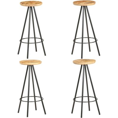 vidaXL 245446 Massivholz Barhocker - Bar Typ vidaXL 245446 Massivholz Barhocker - Bar Typ