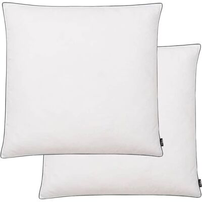 vidaXL Weiße 80x80 cm Daunenkissen-Set - Kissen vidaXL Weiße 80x80 cm Daunenkissen-Set - Kissen