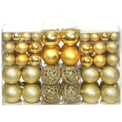 vidaXL Weihnachtsballen Set 100 Stück - Weihnachtskugelsatz vidaXL Weihnachtsballen Set 100 Stück - Weihnachtskugelsatz