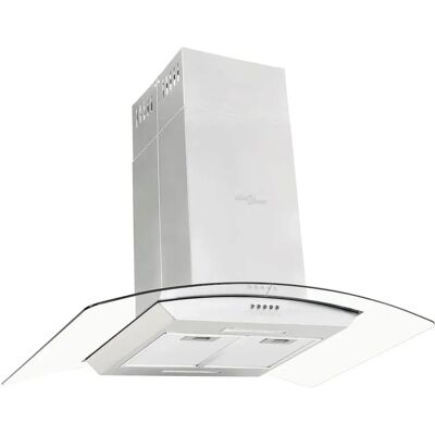 VidaXL 90cm Rustfrit Stål Øvringshætte - Køkkenventilation VidaXL 90cm Rustfrit Stål Øvringshætte - Køkkenventilation