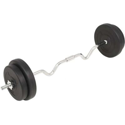 vidaXL Juego de Pesas 30kg - Equipo de Gimnasio Ajustable vidaXL Juego de Pesas 30kg - Equipo de Gimnasio Ajustable