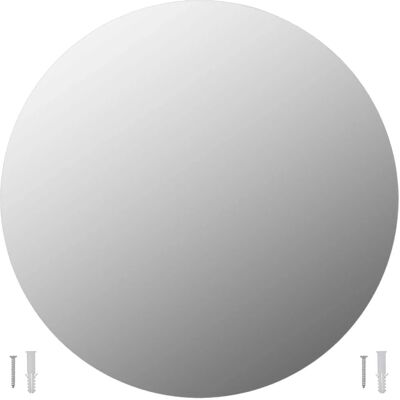 vidaXL Lustro ścienne 50cm okrągłe szkło Dom Sypialnia Makijaż Dekoracja vidaXL Lustro ścienne 50cm okrągłe szkło Dom Sypialnia Makijaż Dekoracja