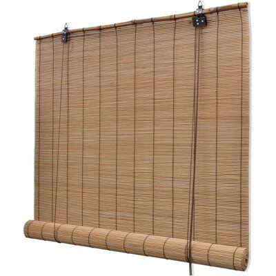 vidaXL Bambus Rollos 150x160cm Braun - Fenster Vorhang vidaXL Bambus Rollos 150x160cm Braun - Fenster Vorhang