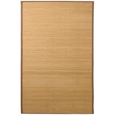 vidaXL Bambus Tæppe 100x160cm Brun - Tæppe vidaXL Bambus Tæppe 100x160cm Brun - Tæppe