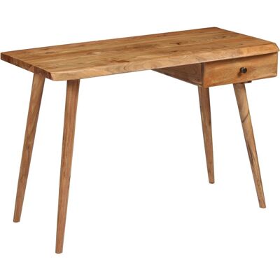 vidaXL 245666 Massives Akazienholz Schreibtisch - Retro Design - 110x50x76cm vidaXL 245666 Massives Akazienholz Schreibtisch - Retro Design - 110x50x76cm