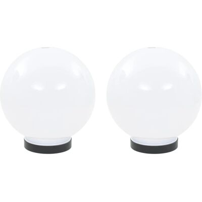 vidaXL 2x Lampes de Bol LED Sphériques 20cm Décoration Extérieure Jardin - Publicité vidaXL 2x Lampes de Bol LED Sphériques 20cm Décoration Extérieure Jardin - Publicité