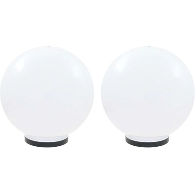 vidaXL 2x Lampes à Boule LED Sphériques 40cm PMMA Éclairage Extérieur - Publicité vidaXL 2x Lampes à Boule LED Sphériques 40cm PMMA Éclairage Extérieur - Publicité