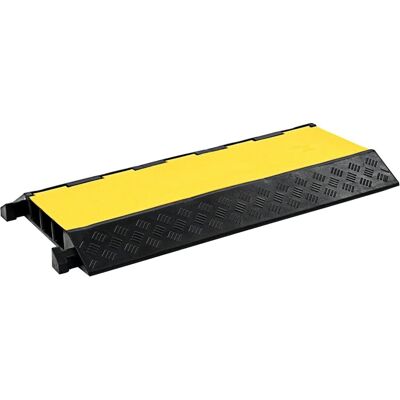 vidaXL Rampe de protection de câbles 3 canaux en caoutchouc 93cm - Protecteur de câbles vidaXL Rampe de protection de câbles 3 canaux en caoutchouc 93cm - Protecteur de câbles
