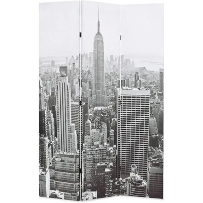 vidaXL Paravent pliable New York - Paravent - Publicité vidaXL Paravent pliable New York - Paravent - Publicité
