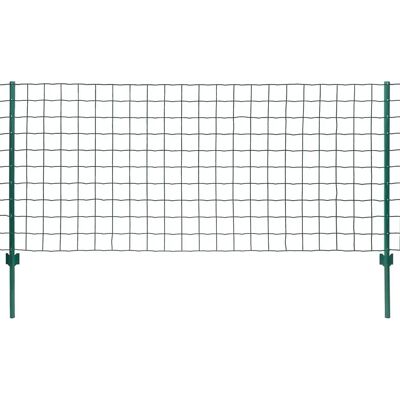 vidaXL Euro Zaun Stahl 20x1 m Grün - Zaun vidaXL Euro Zaun Stahl 20x1 m Grün - Zaun