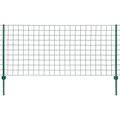 VidaXL Euro Fence Set 20x1.2 m Steel Green - Fence Set VidaXL Euro Fence Set 20x1.2 m Steel Green - Fence Set