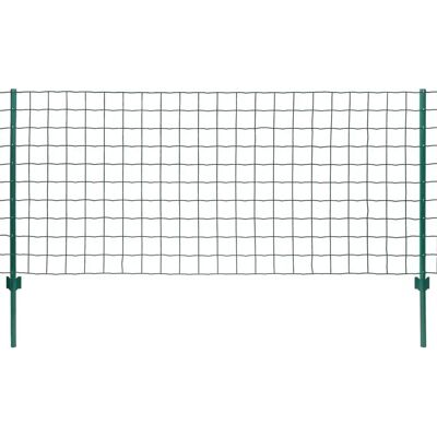 vidaXL Euro Zaun Stahl 20x1,5m Grün - Zaun vidaXL Euro Zaun Stahl 20x1,5m Grün - Zaun
