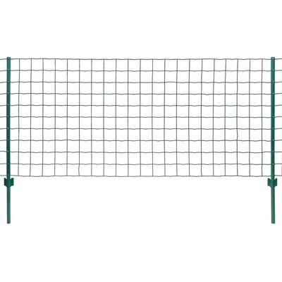 vidaXL Euro Fence Set 20x1.2 m Steel Green - Fence Set vidaXL Euro Fence Set 20x1.2 m Steel Green - Fence Set