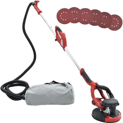 Maisonchic - Ponceuse pour cloison sèche avec aspirateur 750 W - plâtre, ponçage, aspiration Maisonchic - Ponceuse pour cloison sèche avec aspirateur 750 W - plâtre, ponçage, aspiration