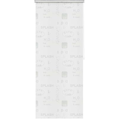 vidaXL Grauer Splash 80x240cm Duschrollo - Badezimmer Raumteiler vidaXL Grauer Splash 80x240cm Duschrollo - Badezimmer Raumteiler