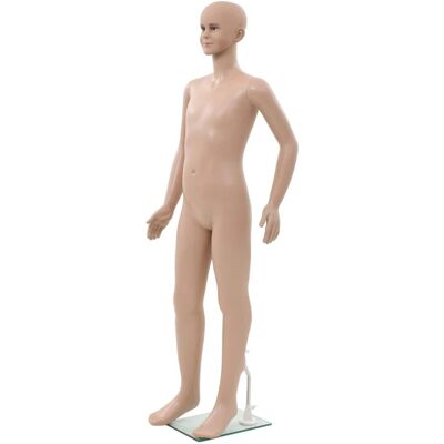 Mannequin enfant vidaXL Beige 140/180cm - Publicité Mannequin enfant vidaXL Beige 140/180cm - Publicité