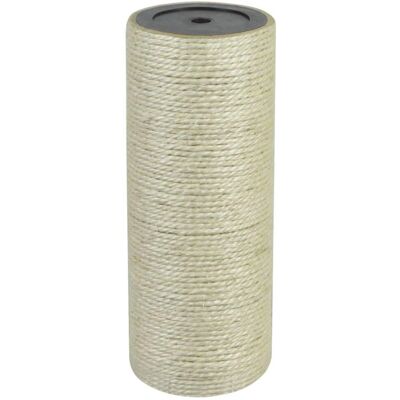 vidaXL 8x20 cm Kat Scratching Post Beige - Kat kradsetræ vidaXL 8x20 cm Kat Scratching Post Beige - Kat kradsetræ