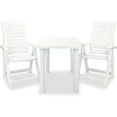 vidaXL Gartenbistro-Set 3-teilig - Außenmöbel vidaXL Gartenbistro-Set 3-teilig - Außenmöbel