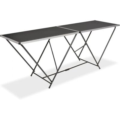 Table à collage pliable vidaXL MDF aluminium - Table de tapissier - Publicité Table à collage pliable vidaXL MDF aluminium - Table de tapissier - Publicité