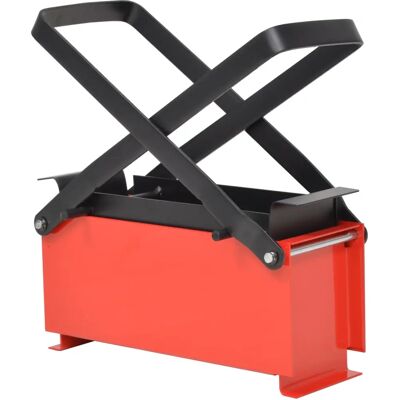 vidaXL Presse à briquettes en acier pour papier - 34x14x14cm vidaXL Presse à briquettes en acier pour papier - 34x14x14cm