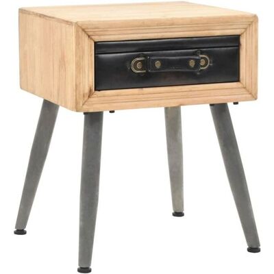 vidaXL Table de Nuit en Bois de Sapin Massif 43x38x50cm - Table de Nuit - Publicité vidaXL Table de Nuit en Bois de Sapin Massif 43x38x50cm - Table de Nuit - Publicité