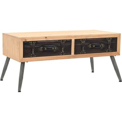 vidaXL Solider Tannenholz Couchtisch 115x55x50cm - Couchtisch vidaXL Solider Tannenholz Couchtisch 115x55x50cm - Couchtisch