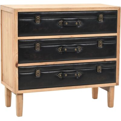 vidaXL 245778 Retro Fichtenholz Sideboard - Wohnzimmeraufbewahrung vidaXL 245778 Retro Fichtenholz Sideboard - Wohnzimmeraufbewahrung