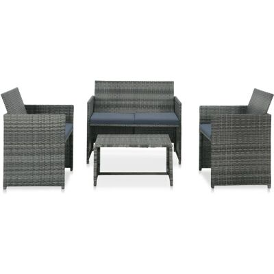 VIDAXL - Set Divani da Giardino 4 pz - Garden furniture set VIDAXL - Set Divani da Giardino 4 pz - Garden furniture set