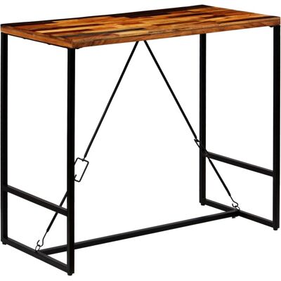 vidaXL Kierrätetystä puusta valmistettu teollinen baaripöytä 120x60x106cm vidaXL Kierrätetystä puusta valmistettu teollinen baaripöytä 120x60x106cm