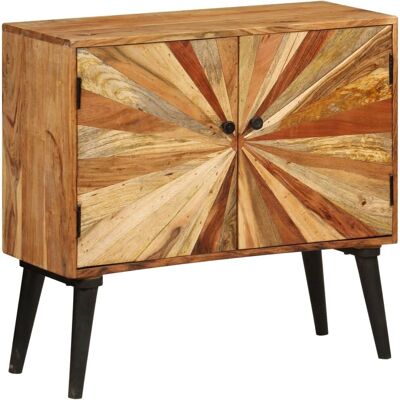 vidaXL Massives Mango-Holz Sideboard 85x30x75 cm - Stauraum Möbel vidaXL Massives Mango-Holz Sideboard 85x30x75 cm - Stauraum Möbel