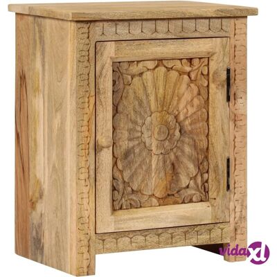 MAISONCHIC Comodino Mango - Tavolo da Letto in Legno Massello MAISONCHIC Comodino Mango - Tavolo da Letto in Legno Massello