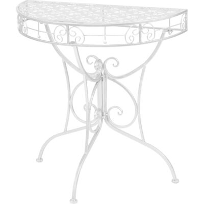 vidaXL Model 245929 Vintage Half-Round Metalen Bijzettafel vidaXL Model 245929 Vintage Half-Round Metalen Bijzettafel