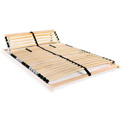 vidaXL Buchenholz Lattenrost mit 28 Latten - 7 Zonen - 120x200cm vidaXL Buchenholz Lattenrost mit 28 Latten - 7 Zonen - 120x200cm