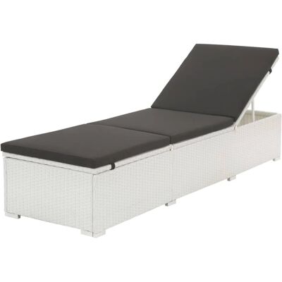 VidaXL Mebel Ogrodowy - Regulowany odporny na warunki atmosferyczne rattan VidaXL Mebel Ogrodowy - Regulowany odporny na warunki atmosferyczne rattan
