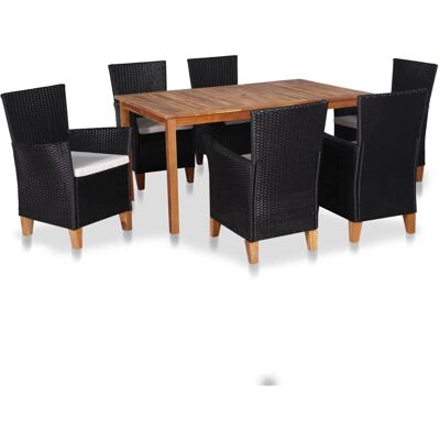 VidaXL Gartenmöbel Set - Rustikales Design - 6 Plätze VidaXL Gartenmöbel Set - Rustikales Design - 6 Plätze