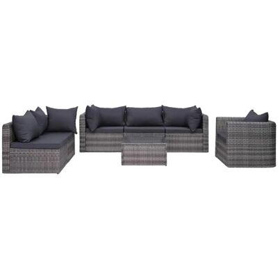 Ensemble de Mobilier d'Extérieur VidaXL - Salon de Jardin Résistant et Moderne Ensemble de Mobilier d'Extérieur VidaXL - Salon de Jardin Résistant et Moderne