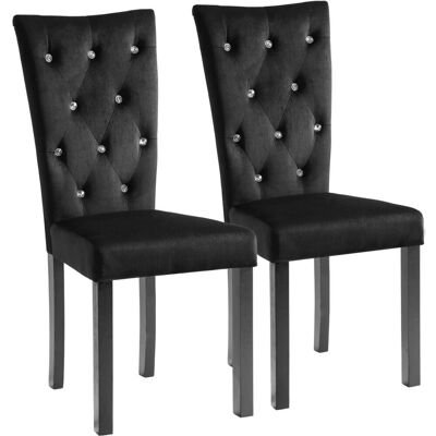 VidaXL 246486 Samt Esszimmerstühle - Elegant, Bequem, 2er-Set VidaXL 246486 Samt Esszimmerstühle - Elegant, Bequem, 2er-Set