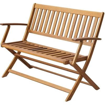 vidaXL Ławka ogrodowa 120cm z litego drewna akacjowego Składana - Ławka ogrodowa vidaXL Ławka ogrodowa 120cm z litego drewna akacjowego Składana - Ławka ogrodowa