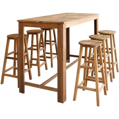 vidaXL 246670 Rustik Akazienholz Küchenmöbel-Set vidaXL 246670 Rustik Akazienholz Küchenmöbel-Set