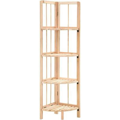 vidaXL Hjørneskabs af cedertræ - 27x27x110cm vidaXL Hjørneskabs af cedertræ - 27x27x110cm