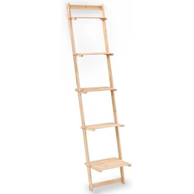vidaXL Leiter Wandregal Zedernholz 41,5x30x176cm - Wandregal vidaXL Leiter Wandregal Zedernholz 41,5x30x176cm - Wandregal