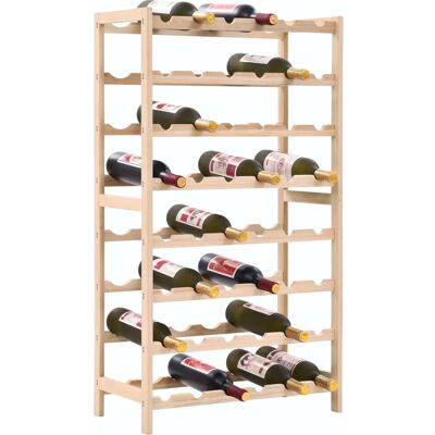 vidaXL Rangée à vin en bois de cèdre 57,5x28x102cm - Armoire de stockage de vin - Publicité vidaXL Rangée à vin en bois de cèdre 57,5x28x102cm - Armoire de stockage de vin - Publicité