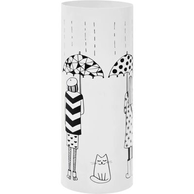 Support Parapluie vidaXL Acier Blanc - Rangement Bureau Maison - Publicité Support Parapluie vidaXL Acier Blanc - Rangement Bureau Maison - Publicité