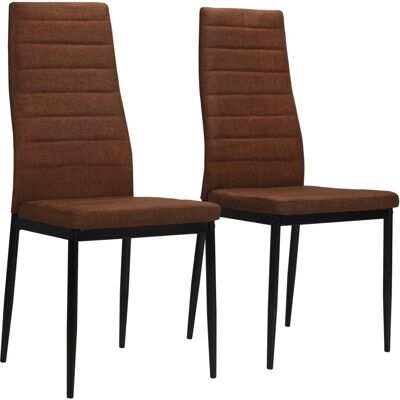 vidaXL Esszimmerstühle Set - Moderner Stoff - Esszimmerstühle vidaXL Esszimmerstühle Set - Moderner Stoff - Esszimmerstühle