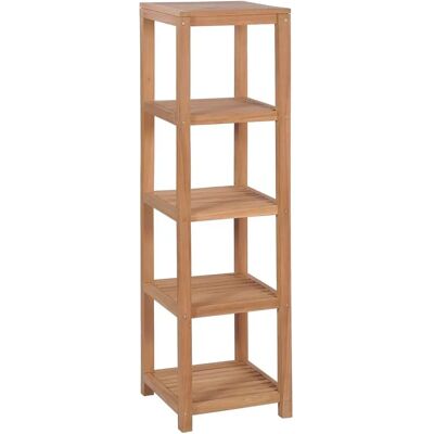 vidaXL Solider Teak 4-stufiges Badregal - Badregal vidaXL Solider Teak 4-stufiges Badregal - Badregal