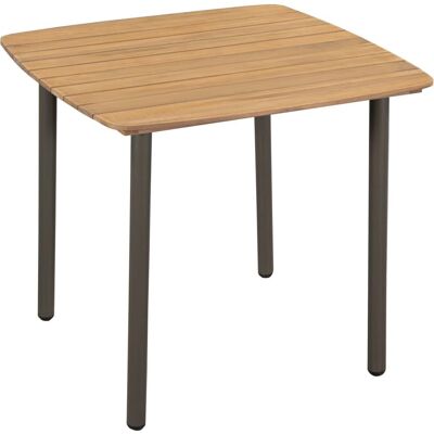 vidaXL Stół na Zewnątrz - 80x80x72cm - Rustykalny Urok vidaXL Stół na Zewnątrz - 80x80x72cm - Rustykalny Urok