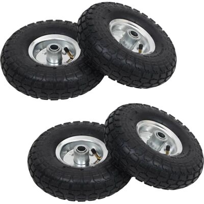 vidaXL Sack Truck Wheels - 4 Stück, Gummi, 260x83 - Rad vidaXL Sack Truck Wheels - 4 Stück, Gummi, 260x83 - Rad