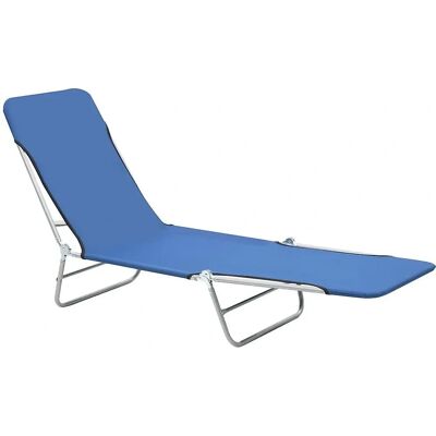 vidaXL Stahl Faltliegestühle - Blau (44299) vidaXL Stahl Faltliegestühle - Blau (44299)
